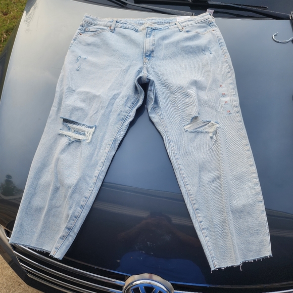 Old Navy Distressed Jeans Pants 👖 O.G. Straight Ankle High-rise - Picture 9 of 14